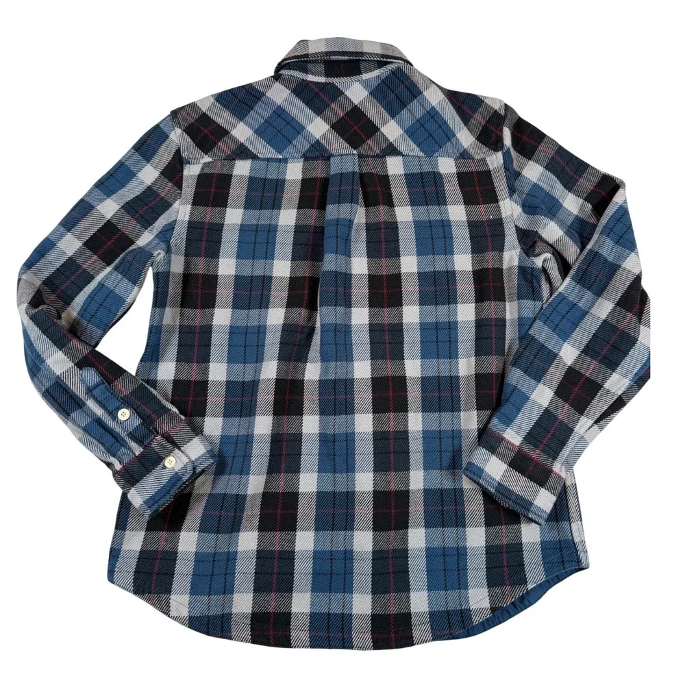The North Face Valley Twill Plaid Long Sleeve Flannel‎ Button Shirt Men L Lumber